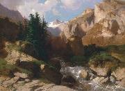 Alexandre Calame Calame oil painting reproduction